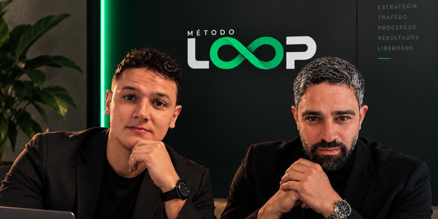 Samuel Bertini e Jhonathan Meireles, fundadores da ClickNex, no escritório